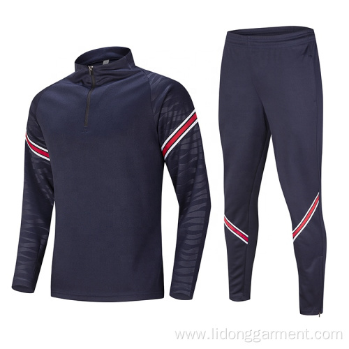 Wholesale Long Sleeve Football Soccer Training Tracksuits